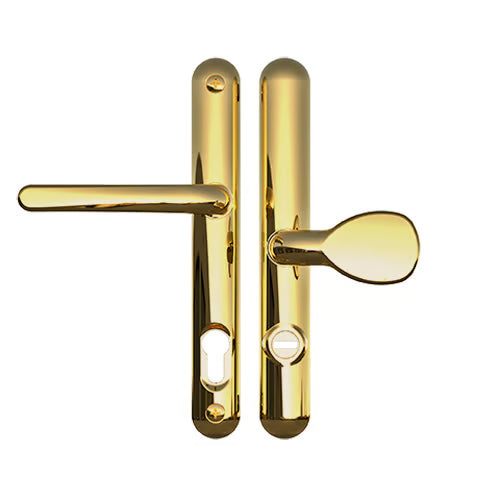 Ultion TS007 2* Lever Pad UPVC Multipoint Door Handles - 92/62mm PZ Sprung 211mm Screw Centres