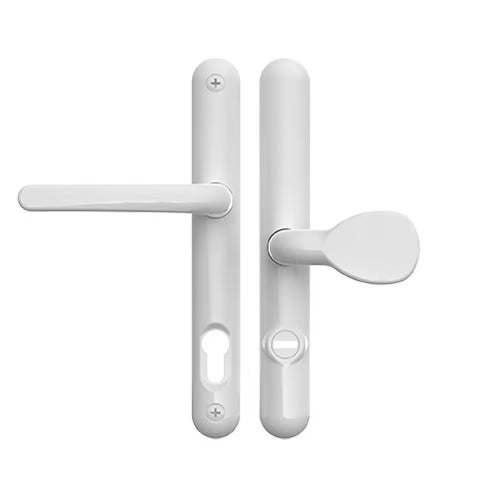 Ultion TS007 2* Lever Pad UPVC Multipoint Door Handles - 92/62mm PZ Sprung 211mm Screw Centres