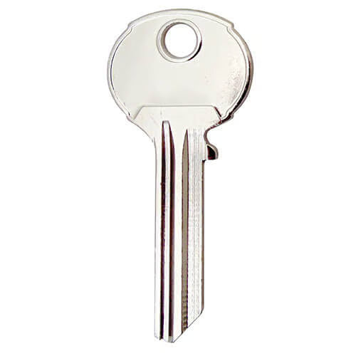 UN-11 Union 5 Pin Cylinder Key Nickel Blank