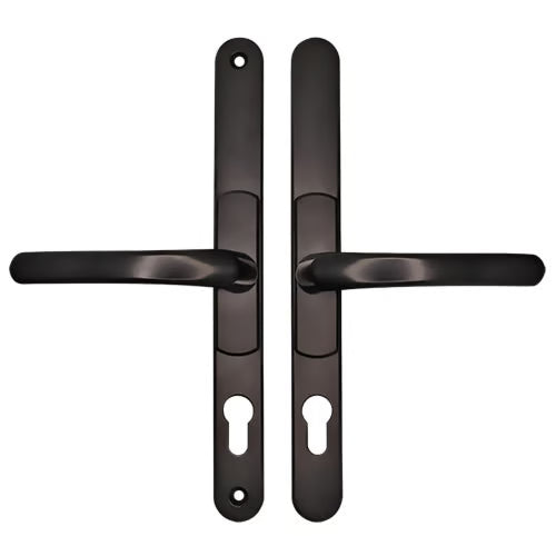 Lever Lever UPVC Multipoint Adjustable Door Handles - 62-95mm PZ Sprung 260mm Screw Centres