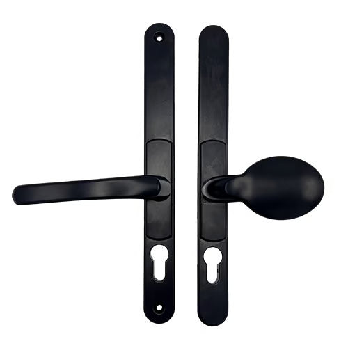Lever Pad UPVC Multipoint Adjustable Door Handles - 62-95mm PZ Sprung 260mm Screw Centres