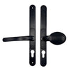 Lever Pad UPVC Multipoint Adjustable Door Handles - 62-95mm PZ Sprung 260mm Screw Centres