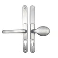 Lever Pad UPVC Multipoint Adjustable Door Handles - 62-95mm PZ Sprung 260mm Screw Centres