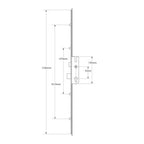 Latch Deadbolt 4 Rollers Lift Lever Universal Repair Multipoint Door Lock