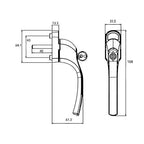 TBT Locking Window Handle