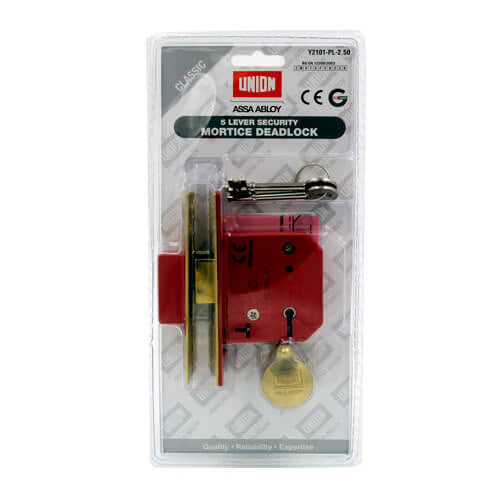 2101 Non British Standard 5 Lever Mortice Deadlock