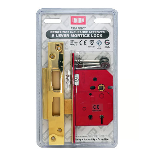 2234E British Standard 5 Lever Mortice Sashlock