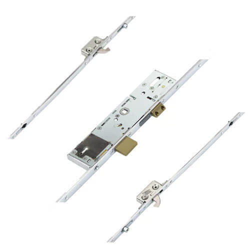 Vectis Latch Deadbolt 2 Rollers 2 Hooks Split Spindle Multipoint Door Lock