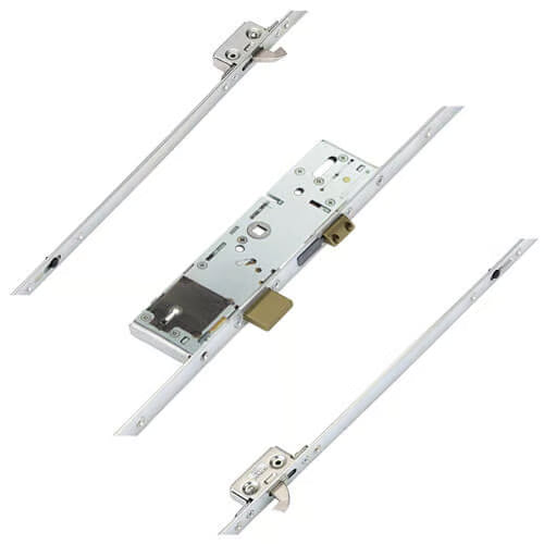 Vectis Mortice Key Latch Deadbolt 2 Hooks Split Spindle Multipoint Door Lock