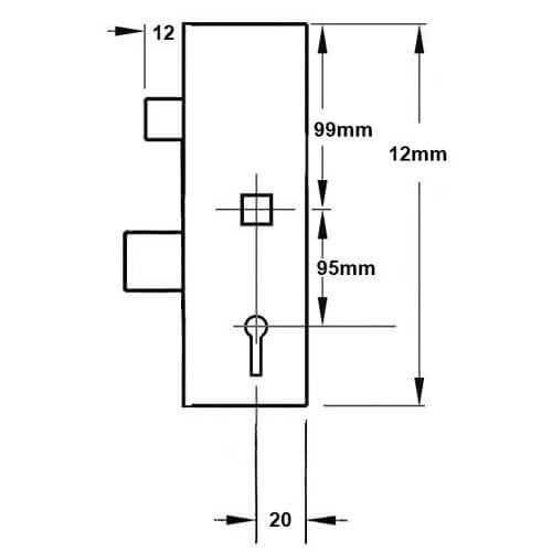 Vectis Genuine Multipoint Gearbox - Lift Lever or Split Spindle