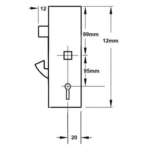 Vectis Hookbolt Genuine Multipoint Gearbox - Lift Lever or Split Spindle