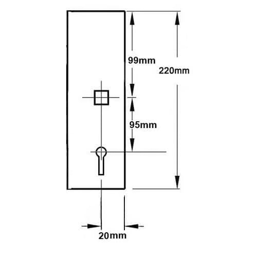 Vectis Passive Genuine Multipoint Gearbox - Lift Lever