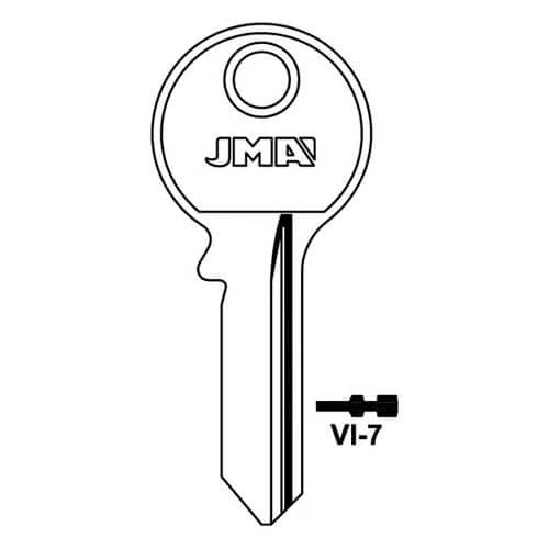 VI-7 Cylinder Key Blank