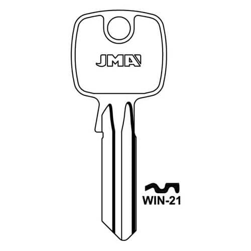 WIN-21 Cylinder Key Blank