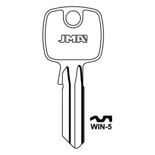 WIN-5 Cylinder Key Blank