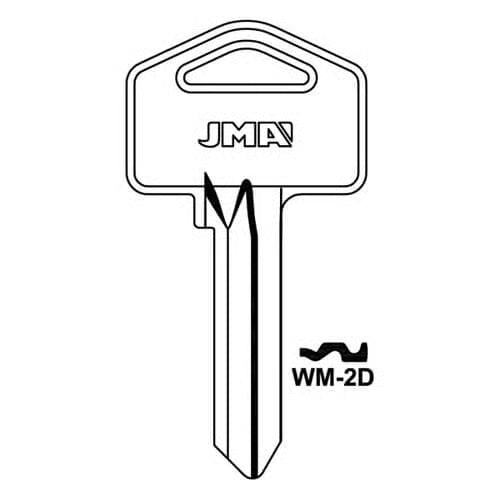WM-2D Cylinder Key Blank