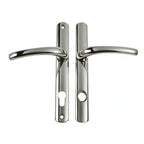 TS007 2* Lever Lever UPVC Multipoint Door Handles - 92mm PZ Sprung 215mm Screw Centres