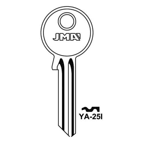 YA-25I Cylinder Key Blank