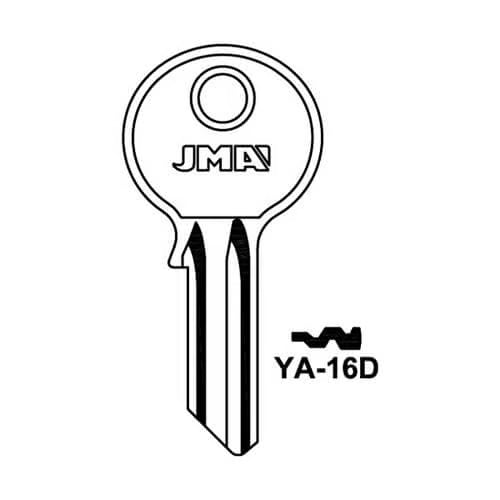 YA-16D Cylinder Key Blank