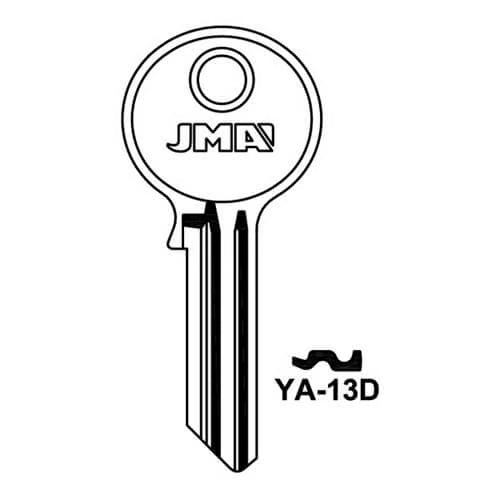 YA-13D Cylinder Key Blank