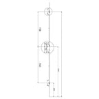 AutoEngage Latch Deadbolt 2 Autolatches Multipoint Door Lock