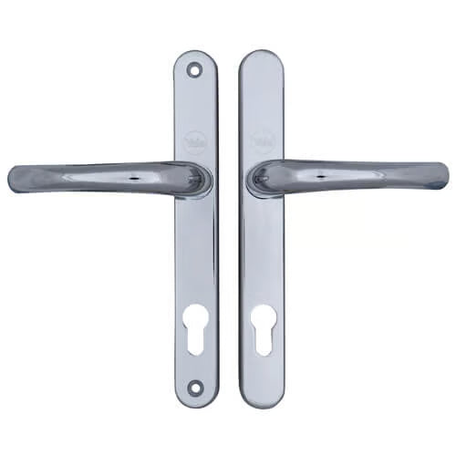 Lever Lever UPVC Multipoint Door Handles - 92mm PZ Sprung 215mm Screw Centres