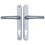 Lever Lever UPVC Multipoint Door Handles - 92mm PZ Sprung 215mm Screw Centres