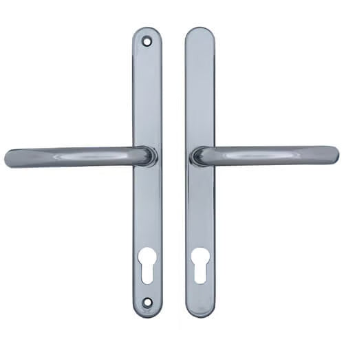 Blenheim Lever Lever UPVC Multipoint Door Handles - 92mm PZ Sprung 240mm Screw Centres