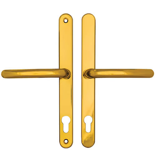 Blenheim Lever Lever UPVC Multipoint Door Handles - 92mm PZ Sprung 240mm Screw Centres