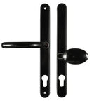 Blenheim Lever Moveable Pad UPVC Multipoint Door Handles - 92mm/62mm PZ Sprung 240mm Screw Centres