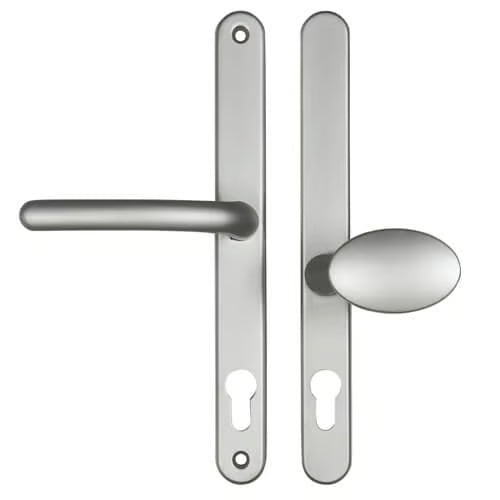 Blenheim Lever Moveable Pad UPVC Multipoint Door Handles - 92mm/62mm PZ Sprung 240mm Screw Centres