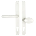 Blenheim Lever Moveable Pad UPVC Multipoint Door Handles - 92mm/62mm PZ Sprung 240mm Screw Centres