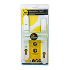 Adjustable Lever Lever UPVC Multipoint Door Handles - 92mm PZ Sprung 196-252mm Screw Centres