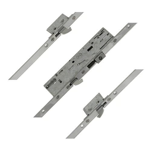 YS170 Latch 3 Hooks 16mm Square Faceplate Multipoint Door Lock - Option 1