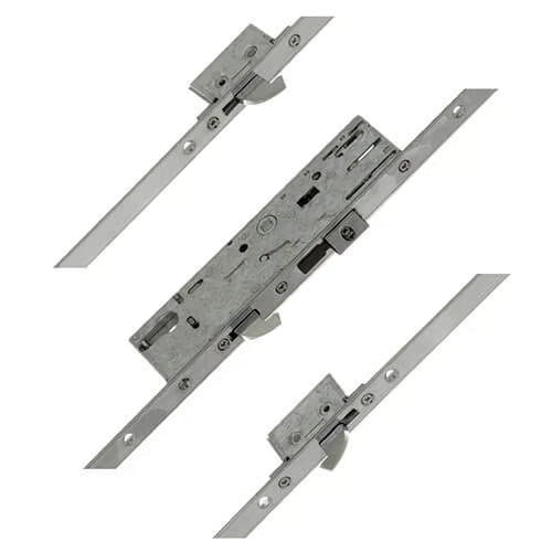 YS170 Latch 3 Hooks 20mm Square Faceplate Multipoint Door Lock - Option 2
