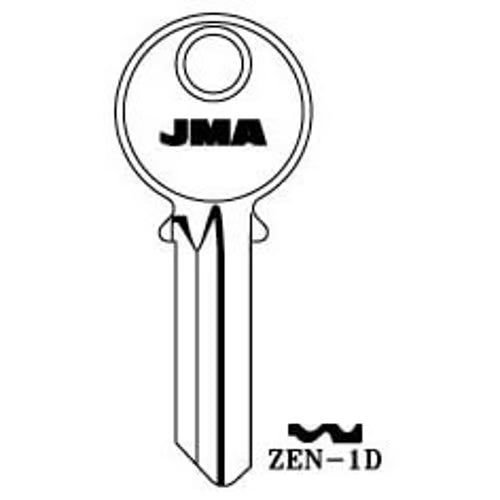 ZEN-1D Cylinder Key Blank