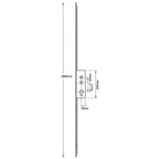Passive Lock Double Spindle Multipoint Door Lock - Shootbolt Compatible