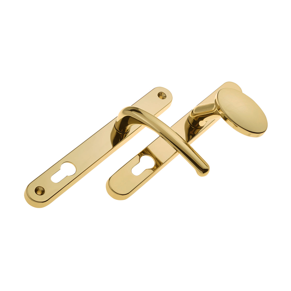 Balmoral Sprung Inline Lever Pad Door Handle
