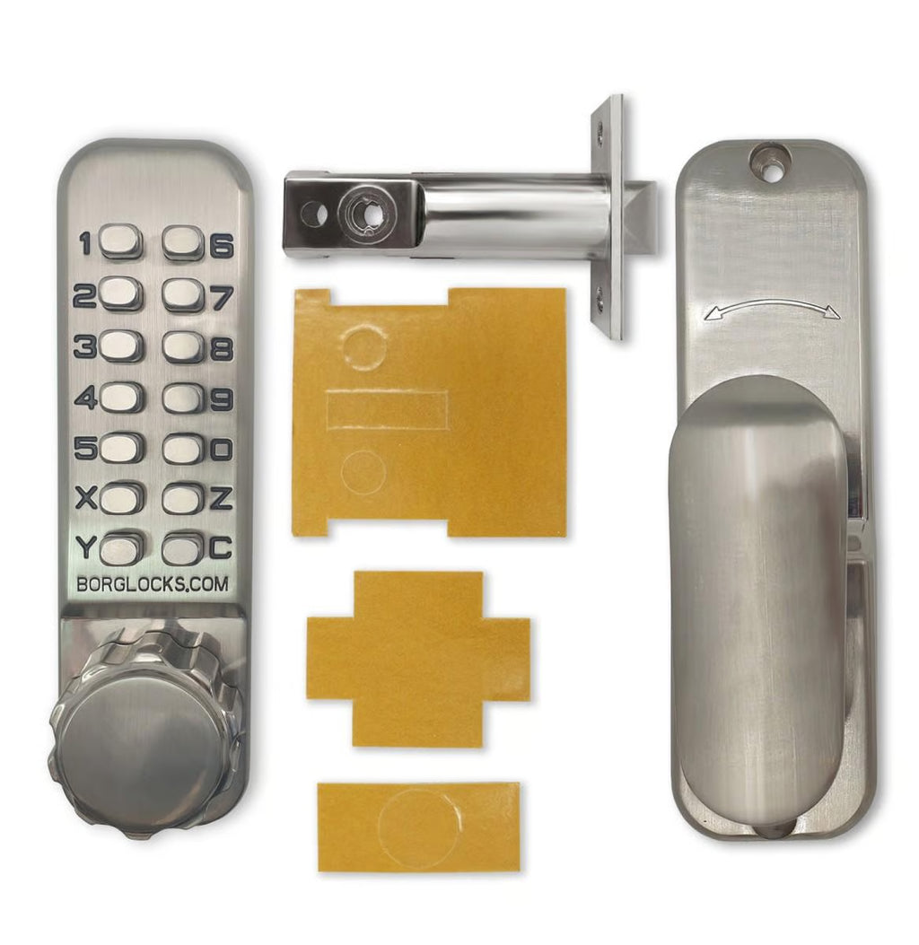 BL2501 FT Fire Tested Tubular Latch Digital Lock with Knob Turn