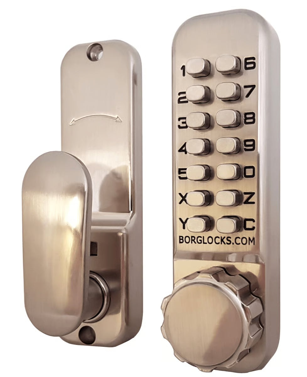 BL2501 FT Fire Tested Tubular Latch Digital Lock with Knob Turn