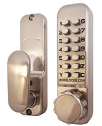 BL2501 FT Fire Tested Tubular Latch Digital Lock with Knob Turn