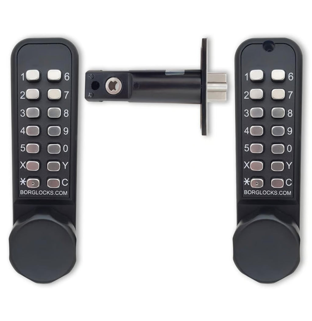 BL2621 ECP Easicode Pro Tubular Latch Back To Back Digital Lock with Knob Turn Marine Grade