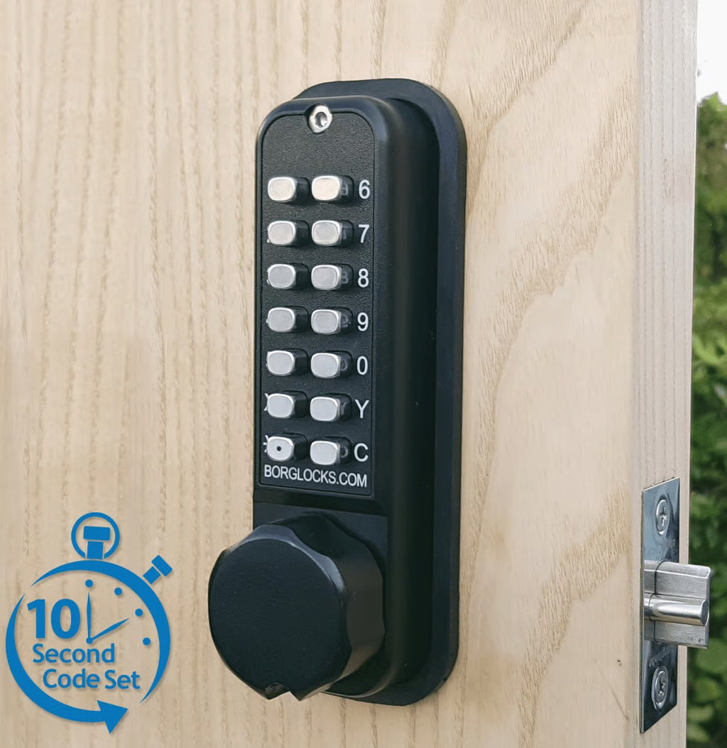BL2621 ECP Easicode Pro Tubular Latch Back To Back Digital Lock with Knob Turn Marine Grade