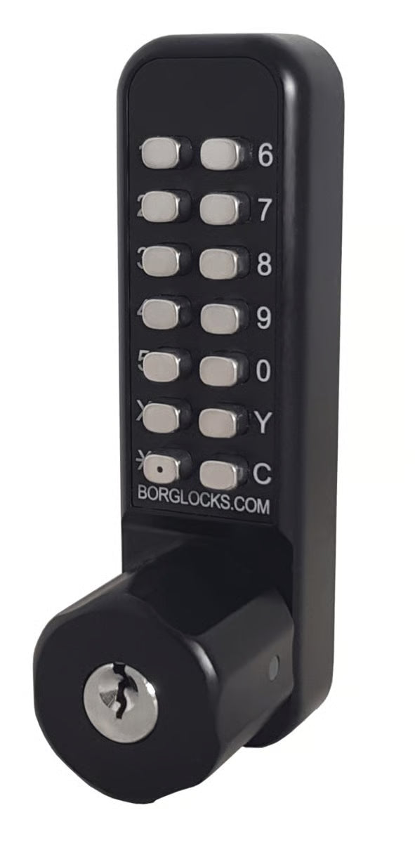 BL2771 ECP MG Easicode Pro Tubular Latch Back To Back Digital Lock with Knob Turn & Key Override Marine Grade