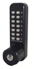 BL2771 ECP MG Easicode Pro Tubular Latch Back To Back Digital Lock with Knob Turn & Key Override Marine Grade