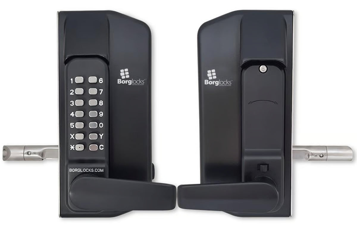 BL3400 ECP Easicode Pro Metal Gate Digital Lock with Lever Handle Marine Grade