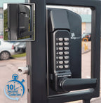 BL3400 ECP Easicode Pro Metal Gate Digital Lock with Lever Handle Marine Grade