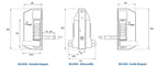 BL3430 ECP Easicode Pro Metal Gate Back To Back Digital Lock with Lever Handle Marine Grade