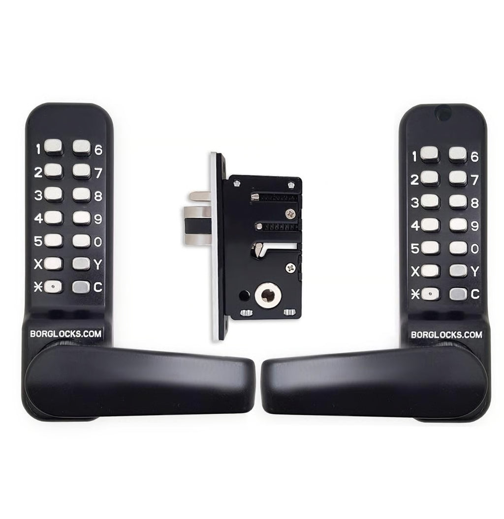 BL4442 Easicode Pro Aluminium Latch Back To Back Digital Lock Marine Grade
