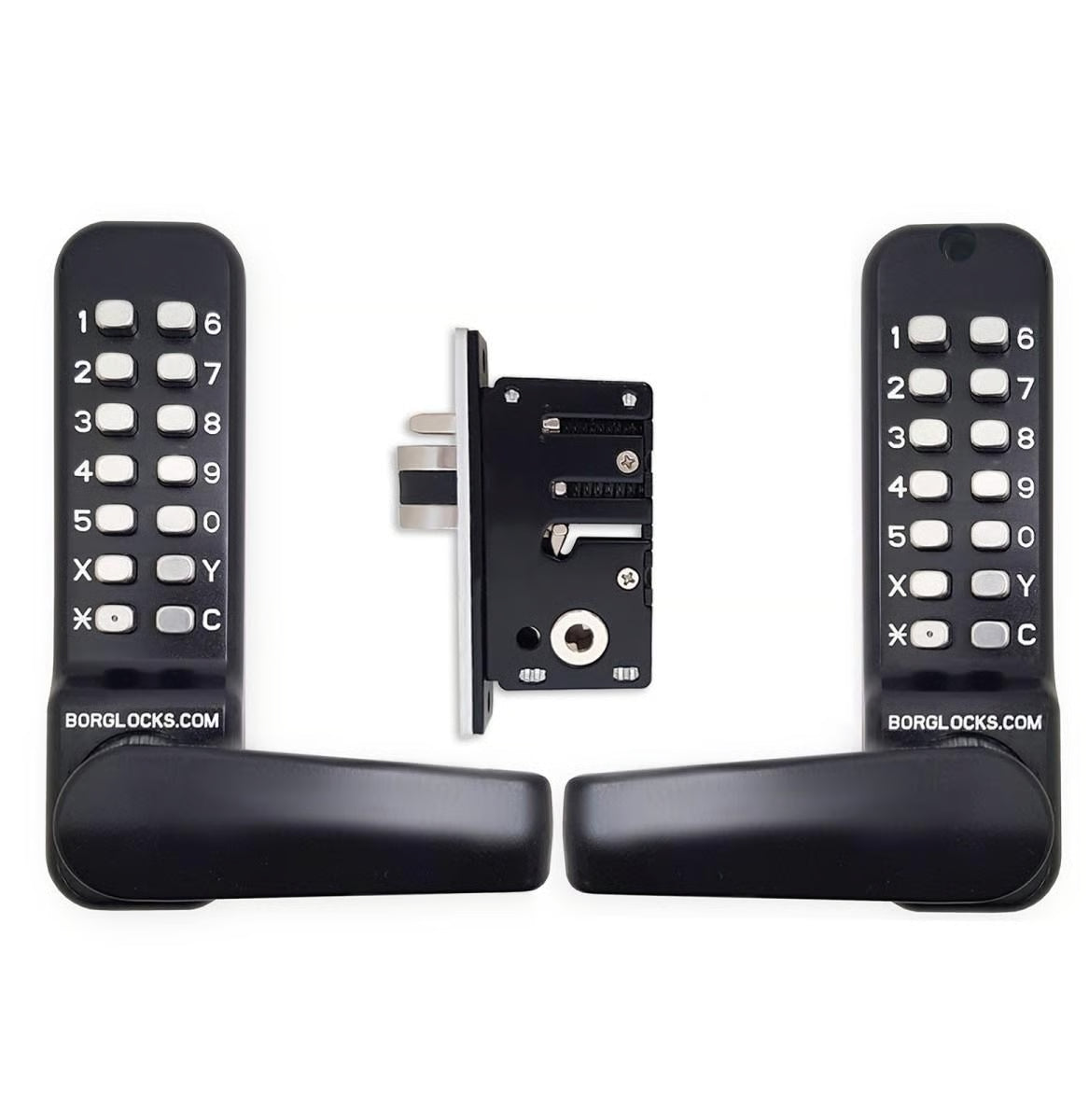 BL4442 Easicode Pro Aluminium Latch Back To Back Digital Lock Marine Grade
